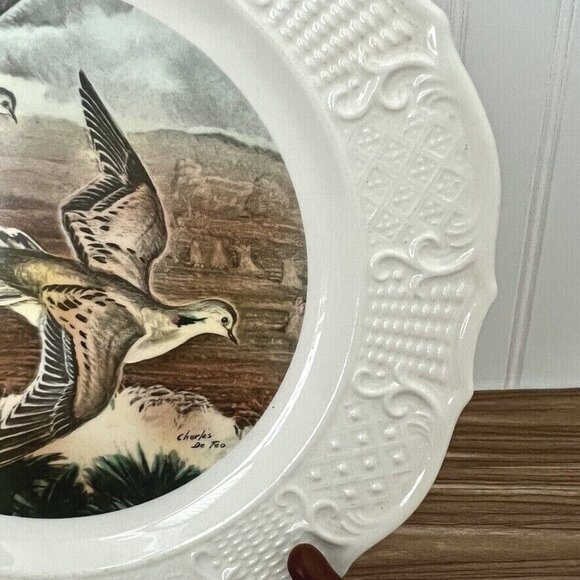 The House of Seagram Decorative Plate by Wm J Schaldach Morning Doves 10" Wildli - Picture 4 of 11